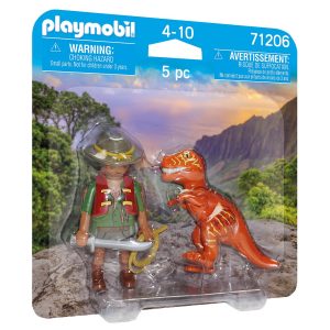 Playmobil 71206 Duo Pack aventurero con T-Rex