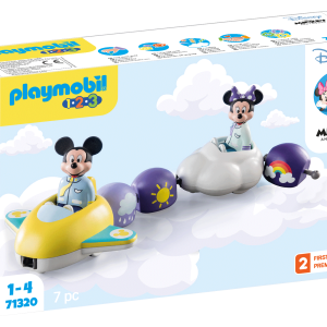 Playmobil 71320 1.2.3 & Disney: Mickey y Minnie Tren Nube