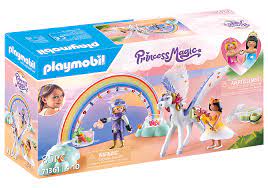Playmobil 71361, Pegaso con Arcoíris en las Nubes